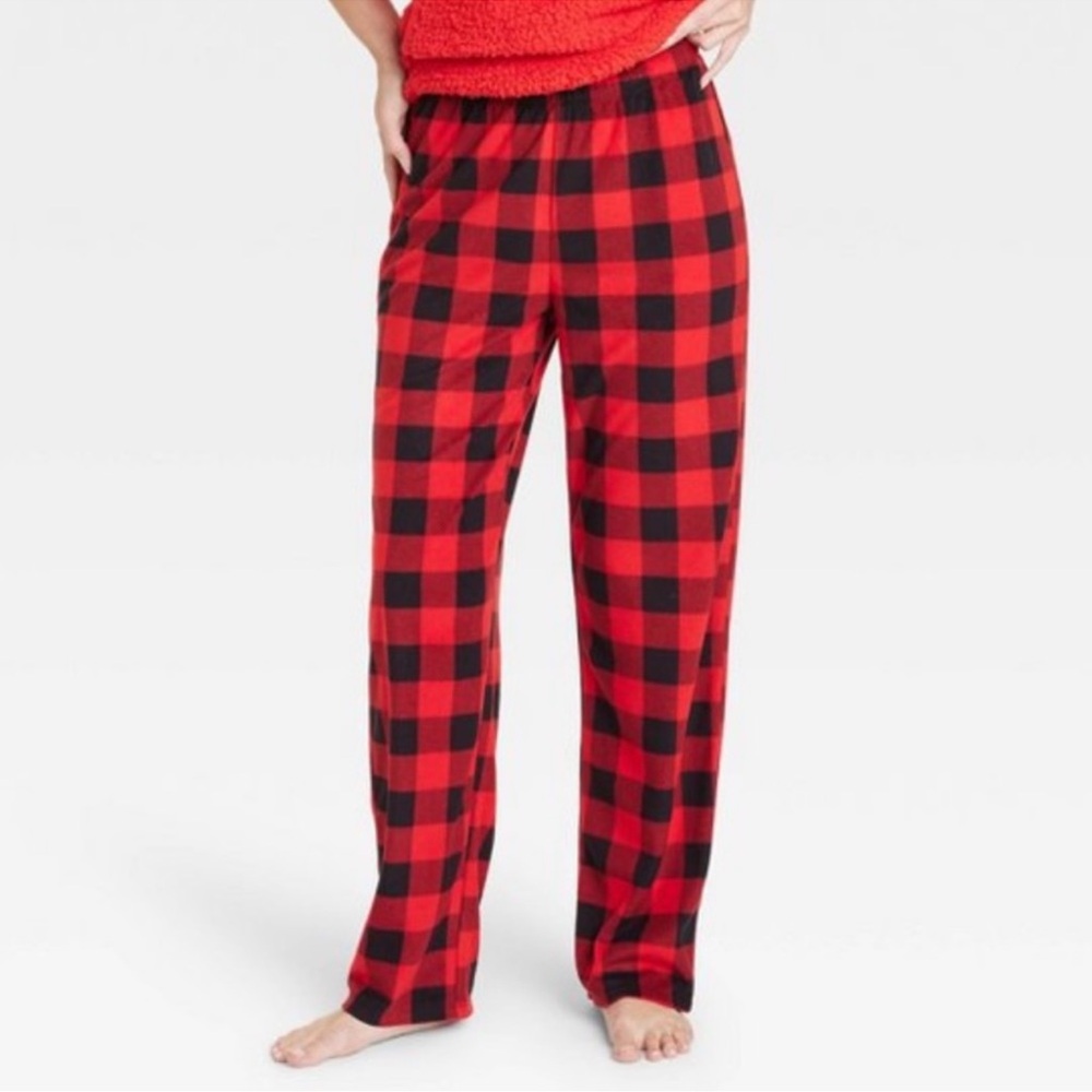 NWT Wondershop Women’s Fleece Holiday Pajama Pants Warm Cozy Stocking Stuffer